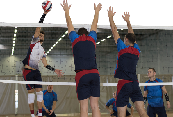 joueur de volley-ball ALLSIX decathlon