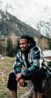 Mickael à la montagne