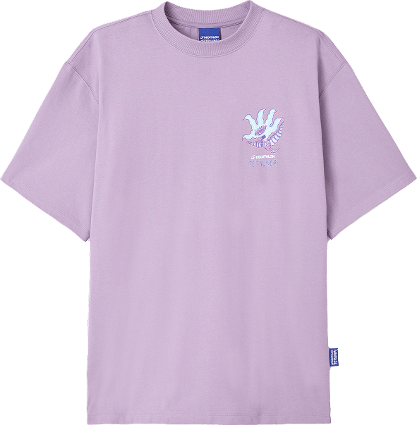 T-shirt mixte violet