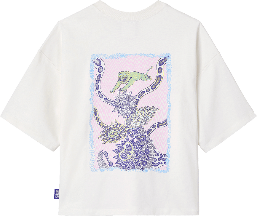 T-shirt crop femme blanc