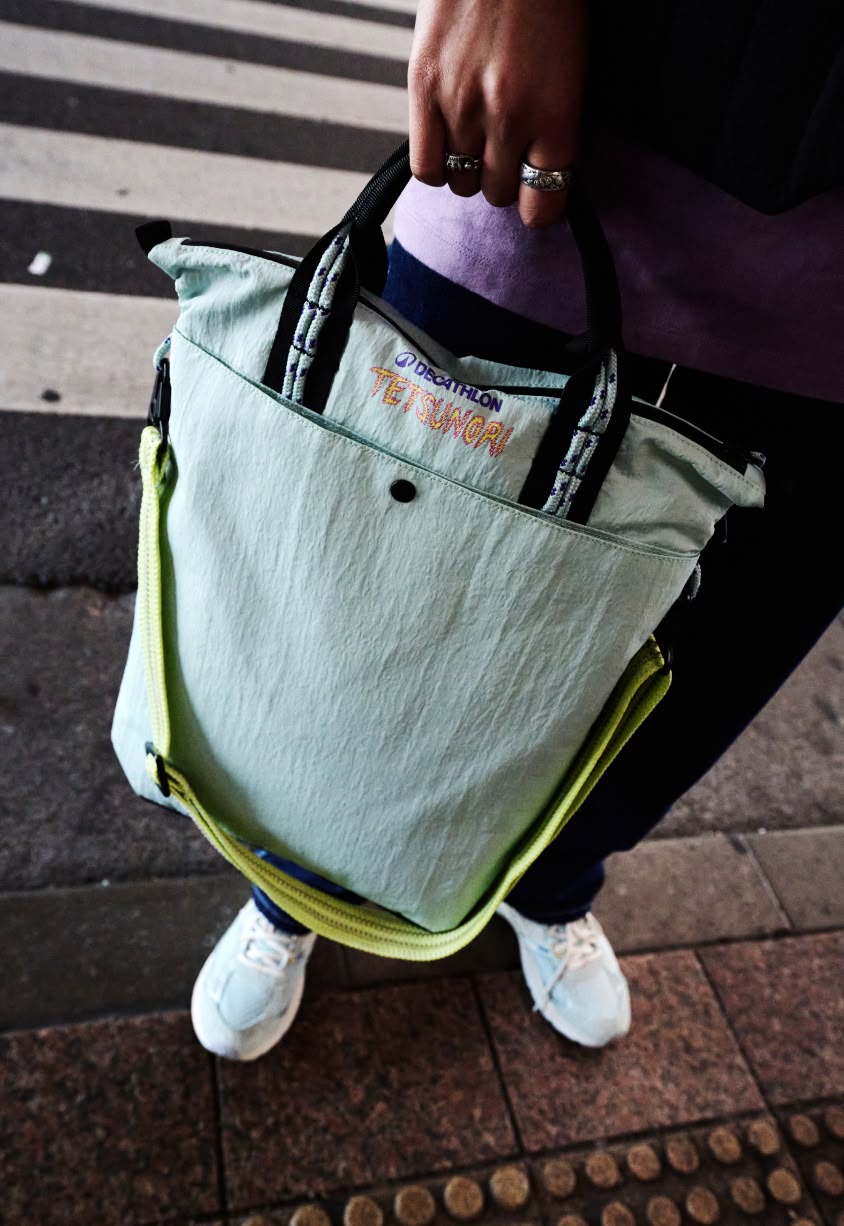 Tote bag bleu