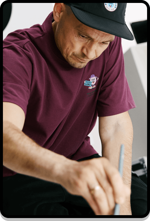 T-shirt Burgundy