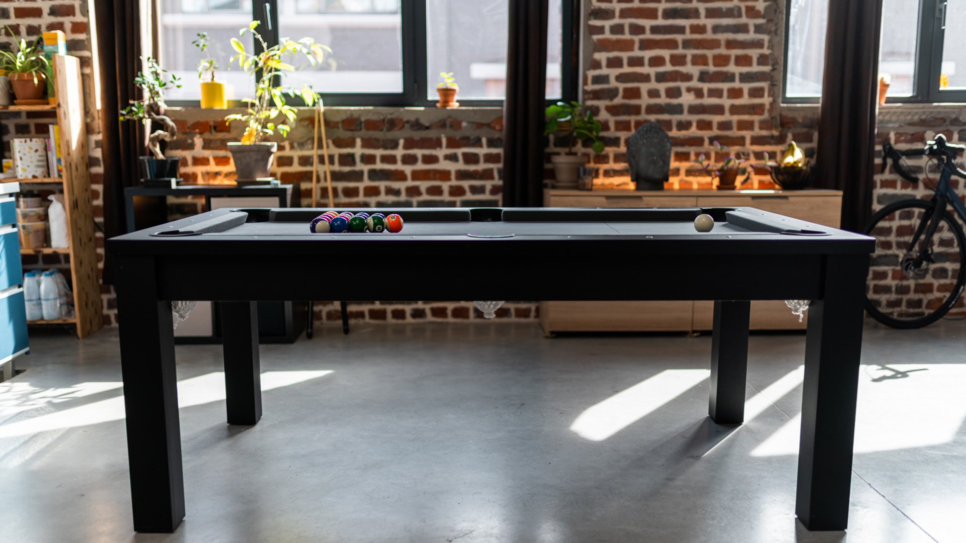 Table de billard convertible BT 600 US ouverte
