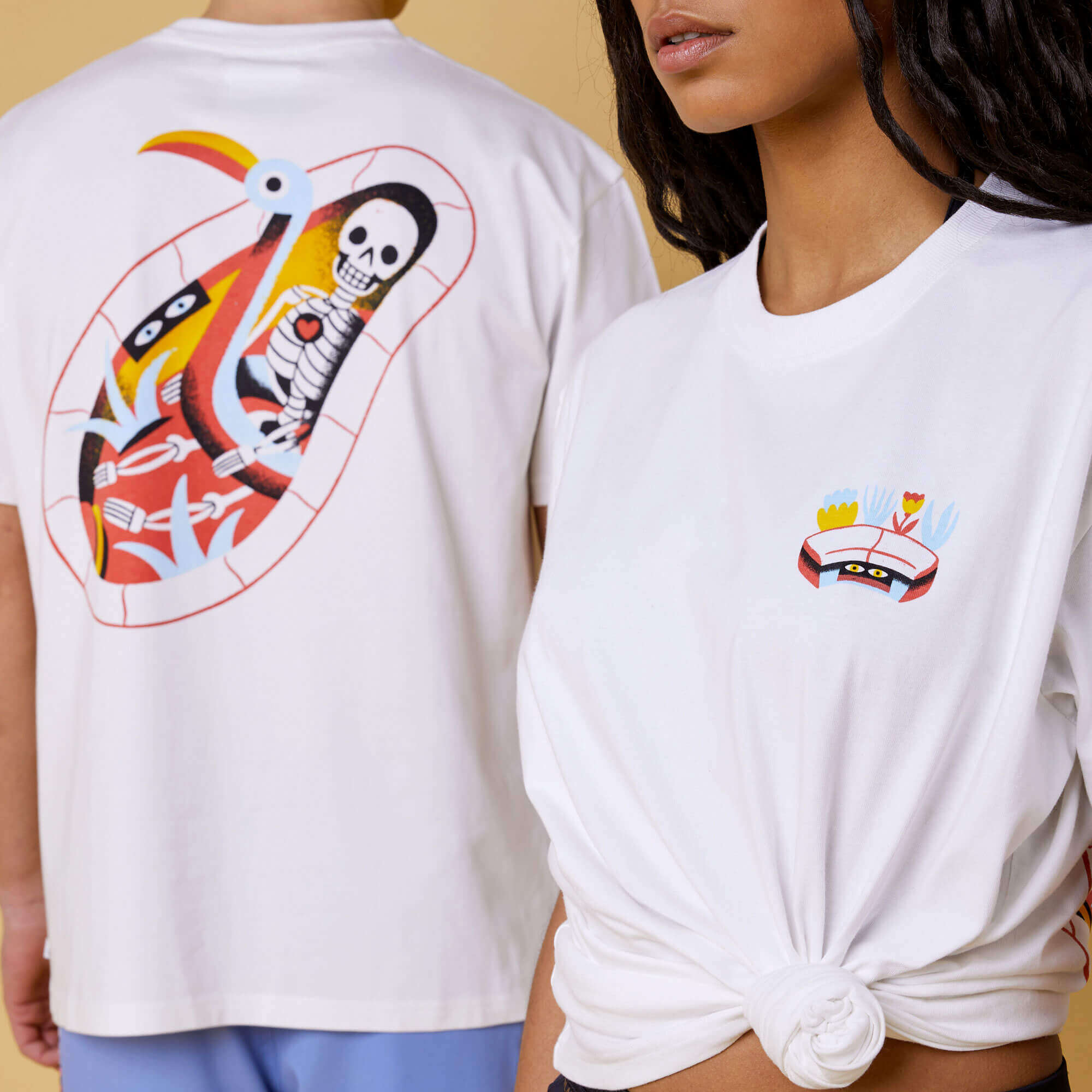 T-shirt manches courtes Lusnia blanc