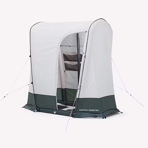 Tente de douche de camping gonflable - Airseconds - Tissu Fresh